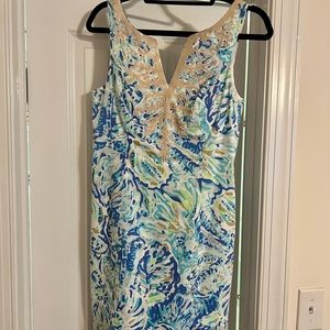 Lilly Pulitzer dress, EUC. Worn once to a bridal shower and dry cleaned.